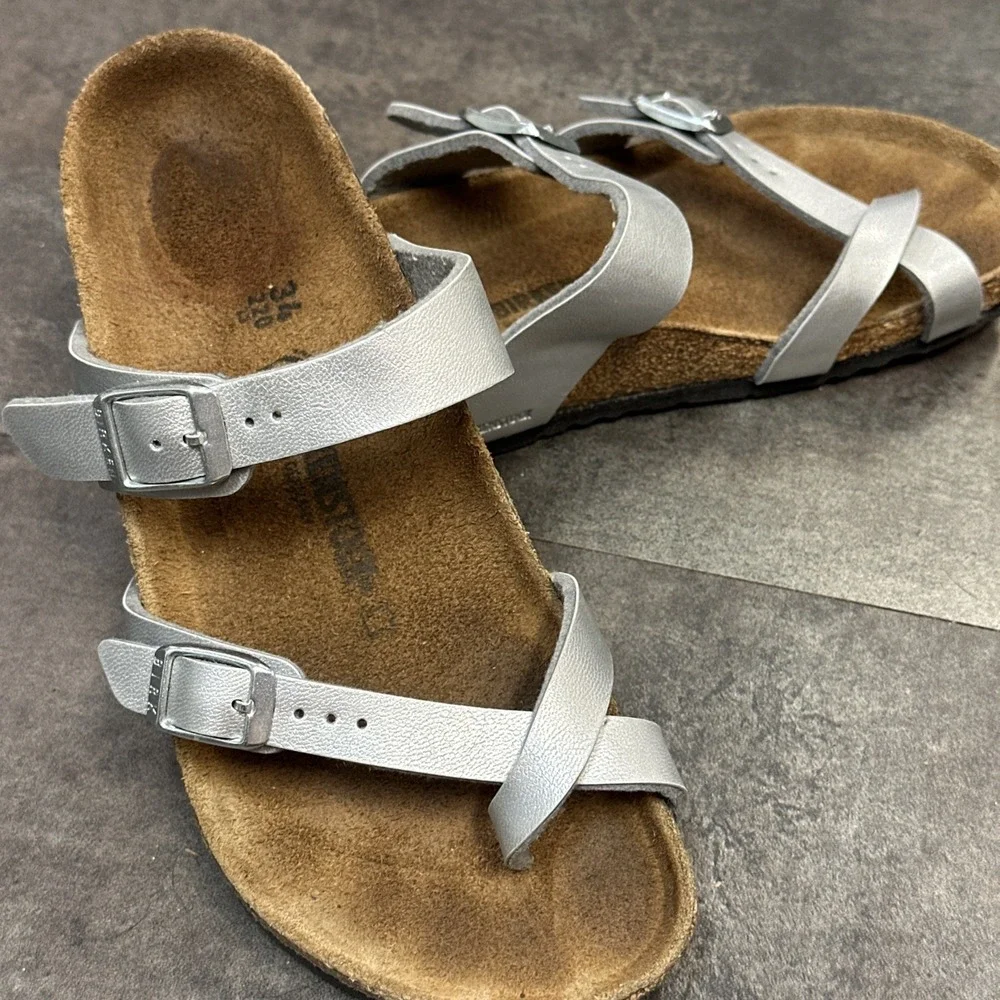 Birkenstock Mayari Sandals EU 34 Women's 3 Youth Girls Slip On Preppy Classic